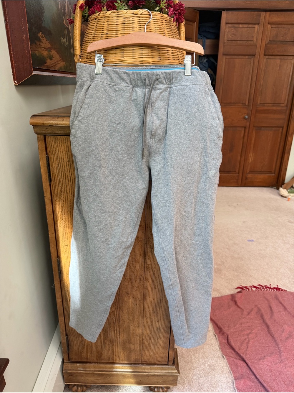Mack Weldon Light Gray Men's Jogger Sweatpants